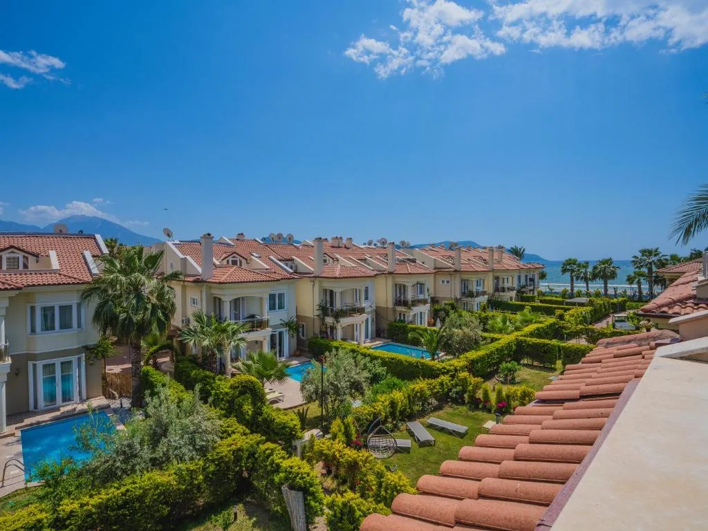 Sunset Beach Club, self-catering apartments on the beachfront at Çalış, Fethiye
